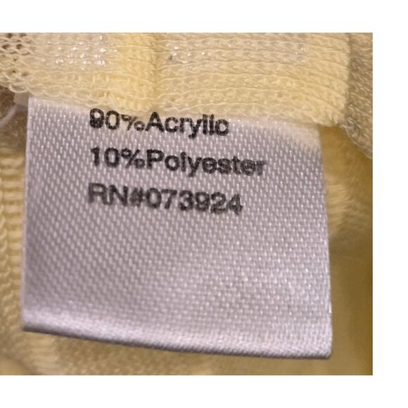 Ming Wang Open Cardigan Duster Sweater One Hook Closure Yellow Lightweight XL - Picture 9 of 9